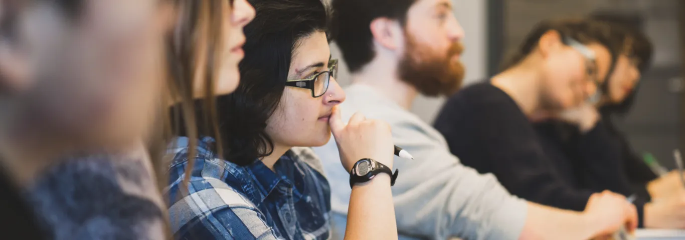 students in class