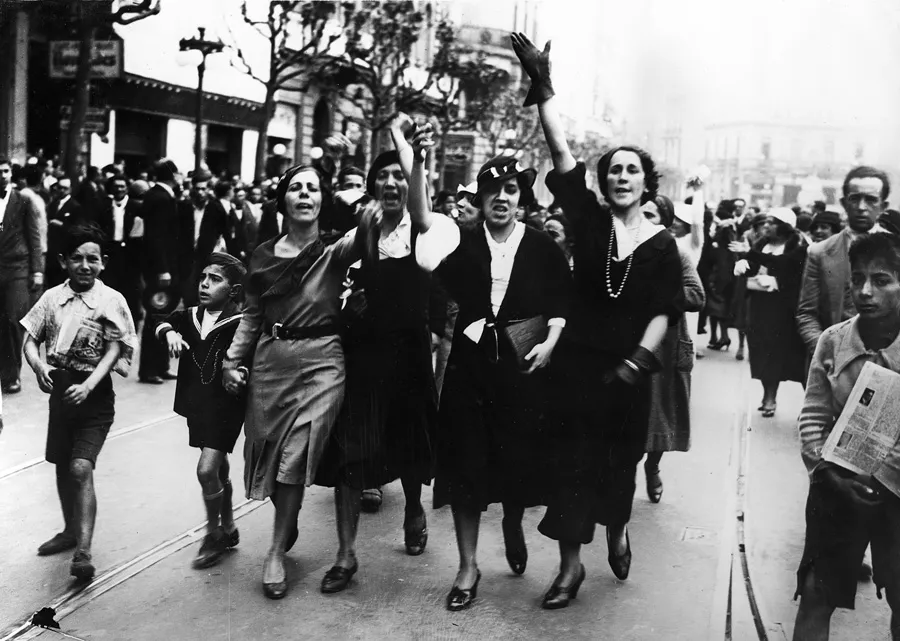 Protest in Monivideo, Uruguay in 1933